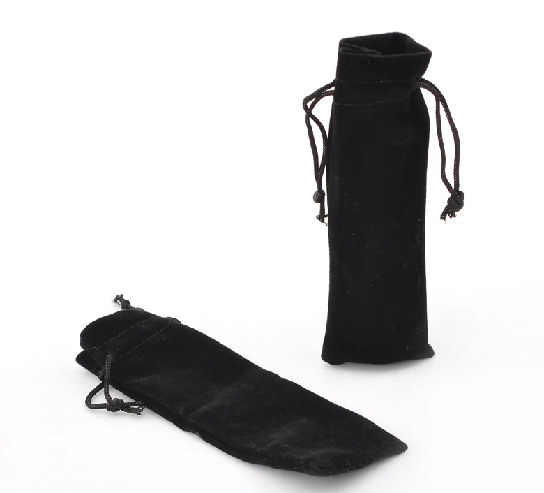 

LASPERAL 10PCs Black Velvet Little Gifts Bags Fit Wedding Decorations Drawstring Pouches For Jewelry Packaging Storage 15x5cm