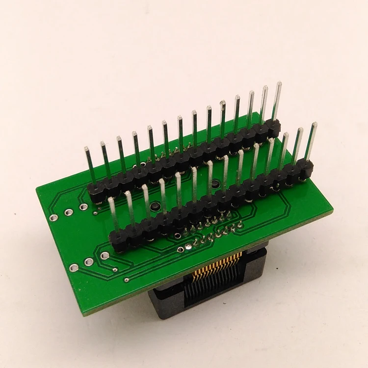 SSOP28 TSSOP28 к DIP28 Программирование Гнездо шаг 0,65 мм IC ширина корпуса 5,3-5,7 мм 208mil-224mil Flash программатор ZIF адаптер