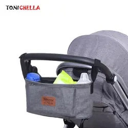 Детские коляски висит хранения сумки мама пеленки подгузник Коляска Оксфорд сумки многофункциональный Портативный коляски Аксессуары CL5385