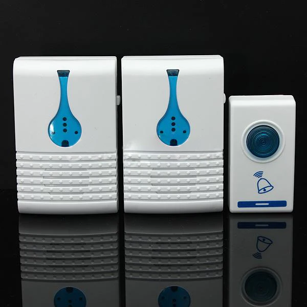 

KSOL New Style 32 Song Wireless Chime Digital Door bell 1 Remote + 2 Receiver