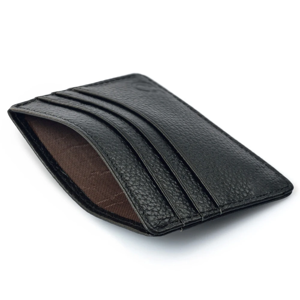 

Credit Card Thin Mini ID Bag Handbag Wallet Case Bag (Black)