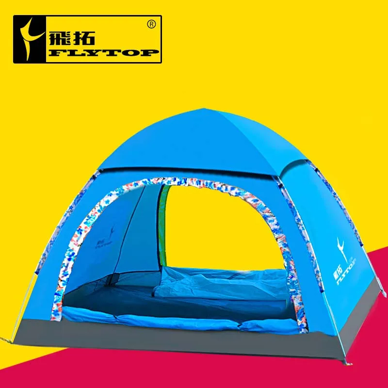 

Flytop 2-4 person Quick Automatic Opening outdoor tent Portable Quickly open Camping Tents waterproof hiking travel tent