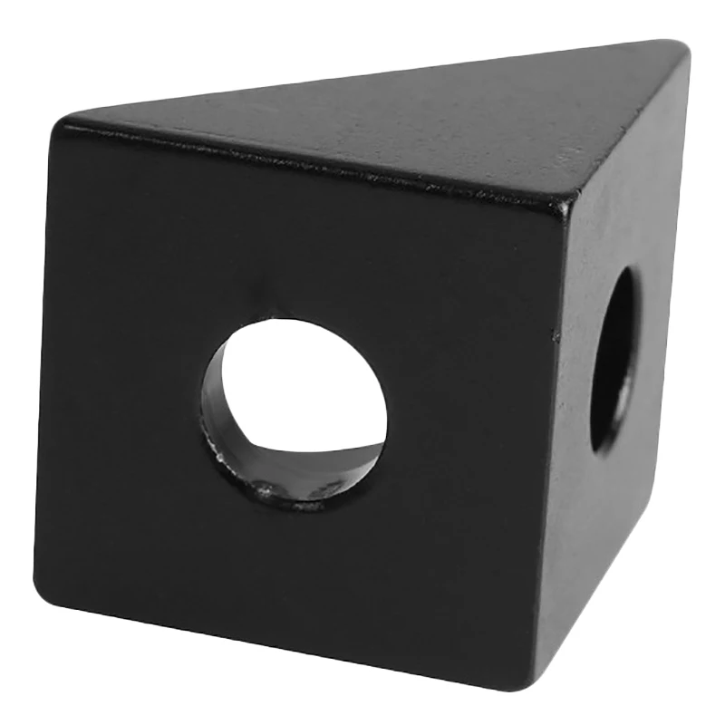 1 шт. v-слот черный угол угловой разъем 90 градусов угловой кронштейн для ЧПУ структуры openbuild мельница 3d принтер Diy части