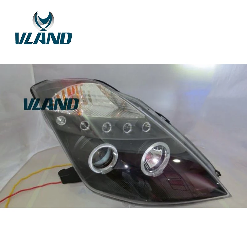 VLAND производитель автомобильных головных ламп для 350Z светодиодный головной светильник 2003 2004 2008 350Z головной свет с ксеноновой лампой H7 и Дневной светильник