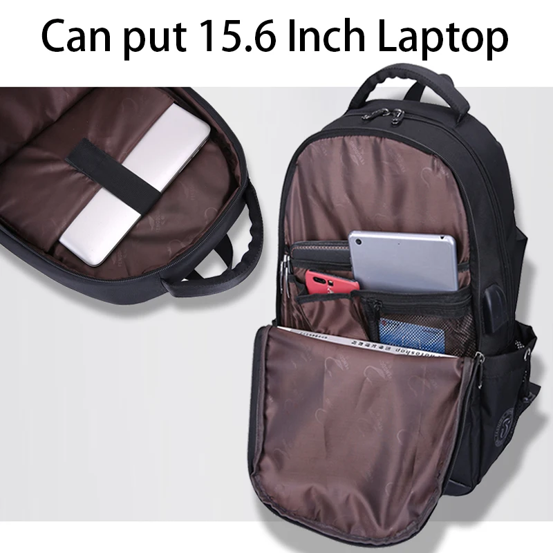 Школьная сумка для подростков, 15,6 дюймов, рюкзаки для ноутбука, мужские и wo, мужской водонепроницаемый рюкзак для путешествий, вместительный модный рюкзак mochila hombre