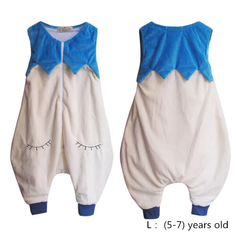 FEWIYONI спальный мешок для новорожденных, фланелевые детские брюки, детская коляска, кровать с одеялом, постельные принадлежности, детский теплый спальный мешок - Цвет: Тёмно-синий