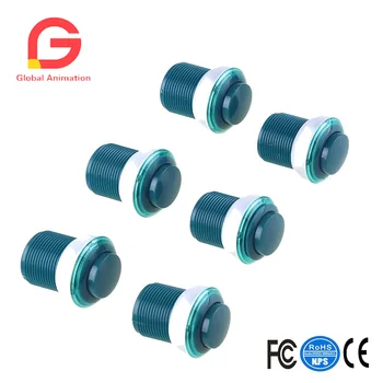 

100 Pcs/Lot 5V Arcade Push Button With Translucent Rim & Built-in Microswitch For Arcade Machine / JAMMA Machine Projects