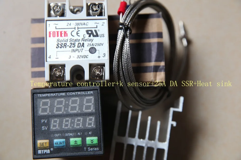 90 265V AC/DC Цифровой F/C PID регулятор температуры Термостат TA4 SNR (ssr выход 1