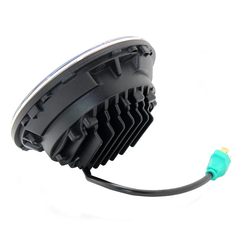 FADUIES Chrome 7 inch Motorcycle Projector Daymaker LED Headlight  for Harley Davidson Headlamp Projection Spot Driving light (21)