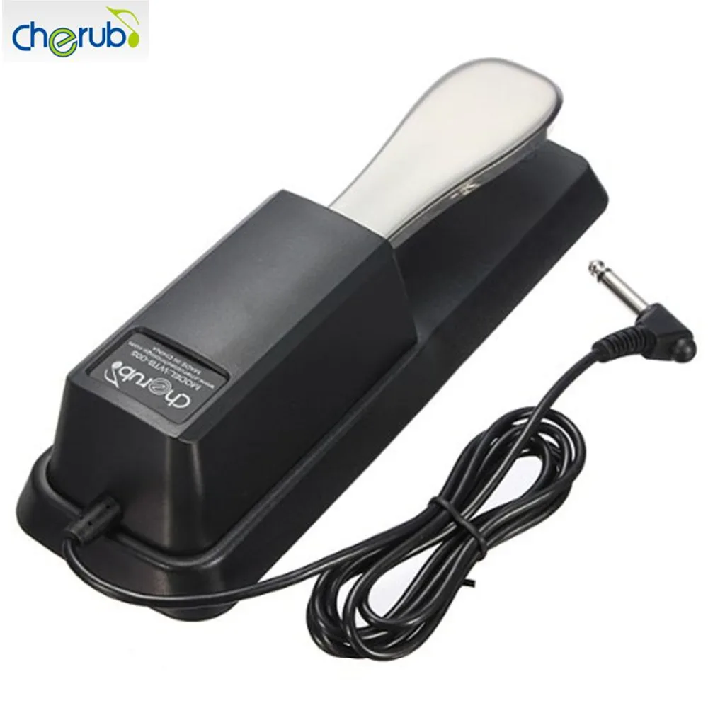 

2015 New Cherub WTB-005 Black Electric Portable Damper Sustain Metal Pedal For HMY Piano Yamaha For Casio Keyboard Sustain Ped