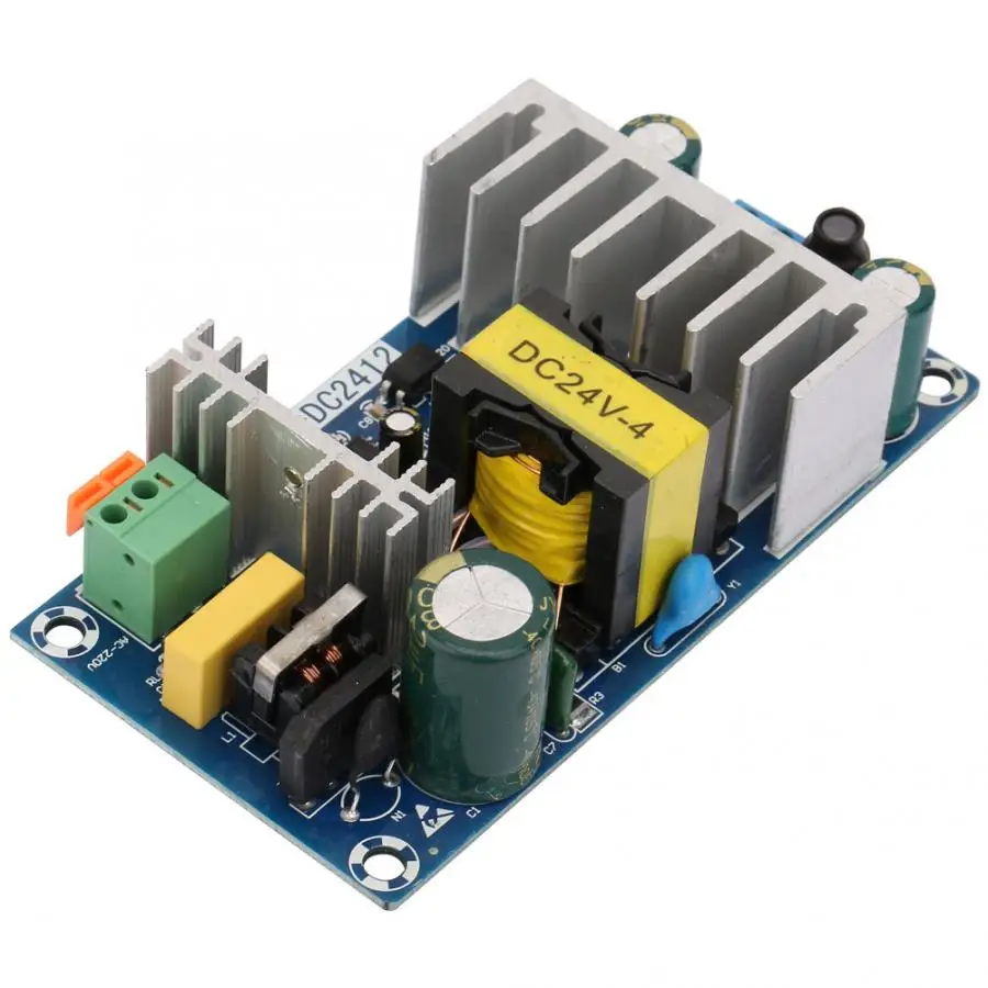 

WX-DC2412 100W High Power Switching Power Supply Module AC85V-245V Input DC24V 4-6A Rated 4A / 6A New