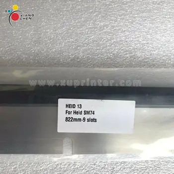

3 Pieces High Quality M2.010.403 SM74 Machine Wash Up Blade Length 822mm 9 Holes Wash Up Printing Parts For Heidelberg