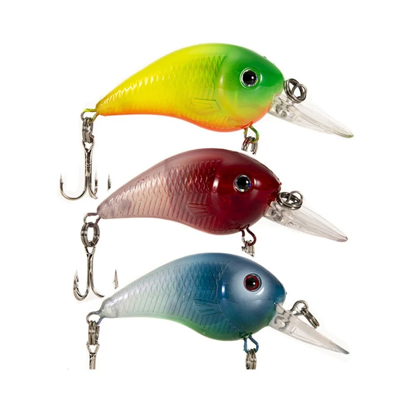

1Pcs LED Light Crank bait Fishing Lure Jig Lures Treble Hook Electronic Artificial Hard Lures Luminous Baits Wobblers Bait