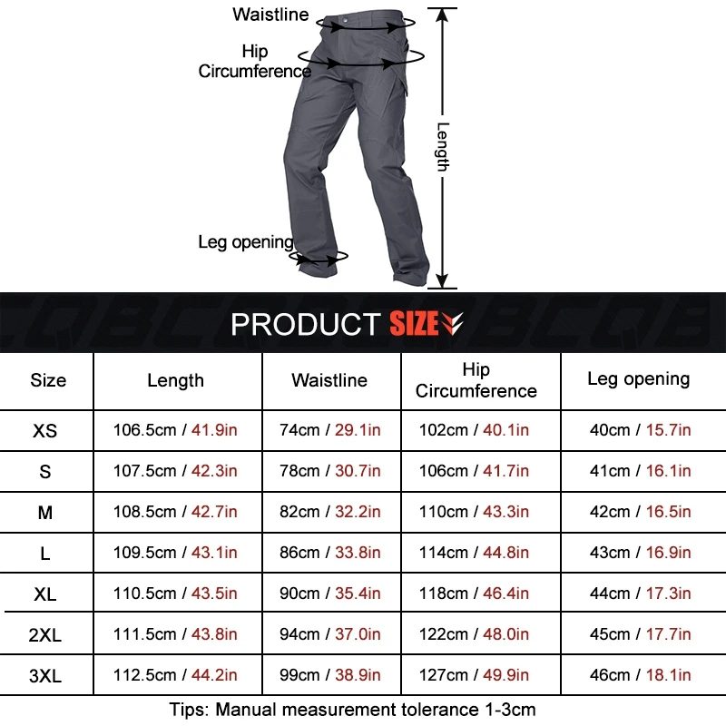 CQB Outdoor Sports Hiking Camping Tactical Military Men's Pants Overalls for Hunting Climbing Spring Breathable Trousers