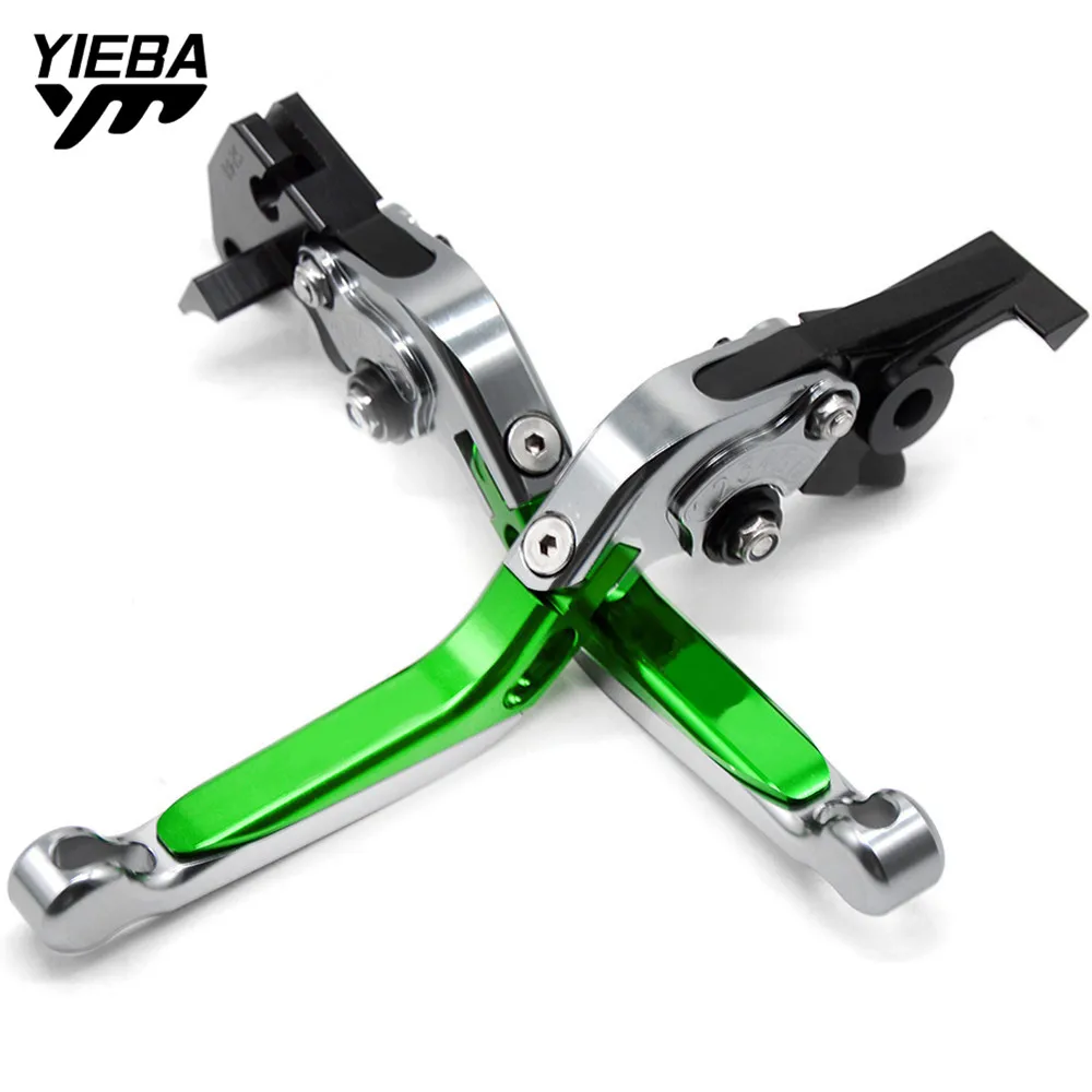 With ER6N Motorcycle CNC Brake Handle Adjustable Folding Brake Clutch