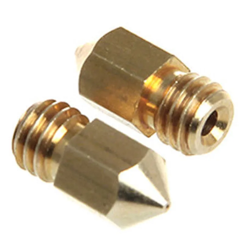 

Size 0.4mm Brass Mk8 Nozzle for For 1.75MM Filament MakerBot Replacement Print Head Extruder 3D Printer parts