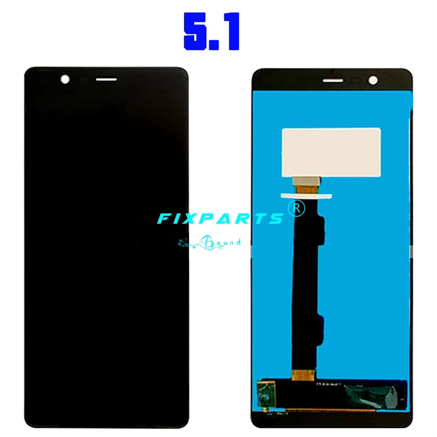 Для Nokia 5 1 ЖК дисплей сенсорный экран дигитайзер TA 1024 1027 1044 1053 1008 1030 1109 для Plus