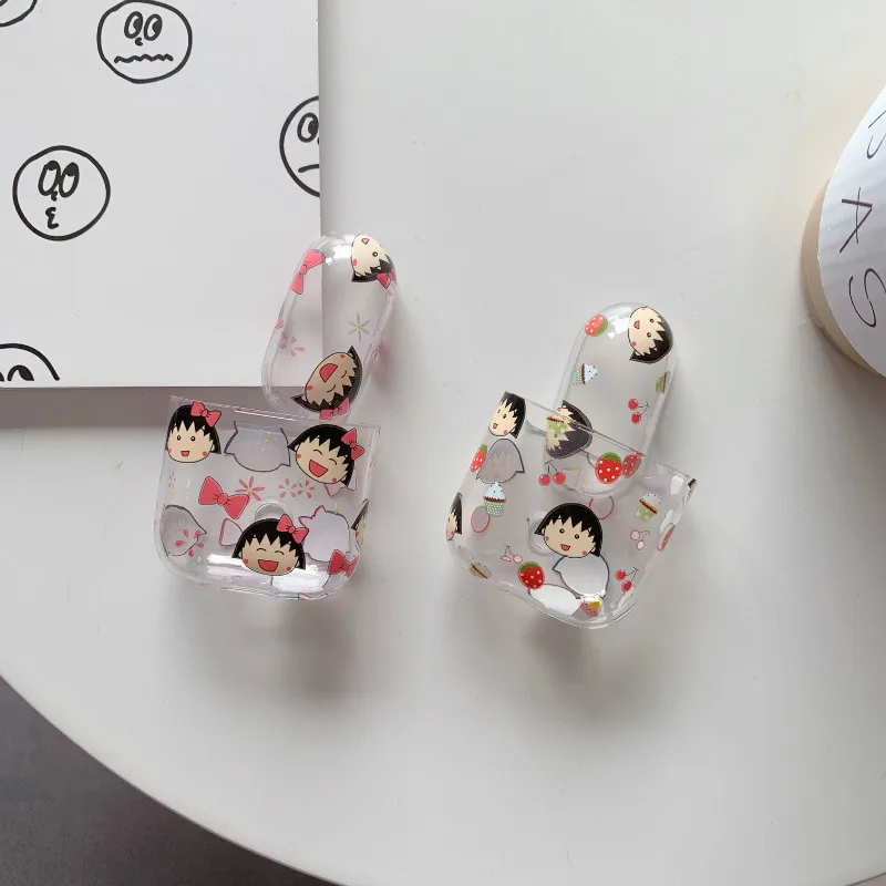 Милый чехол для наушников AirPods 1/2 мультяшный Беспроводные аксессуары Maruko Apple |