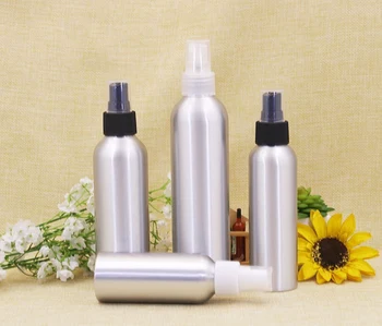 

Free shipping 20 pcs/Lot 30ML 50ML 100ML 150 ML 250ML 500ML Makeup Bottle Aluminum Spray Bottle Atomizer Refillable Bottle