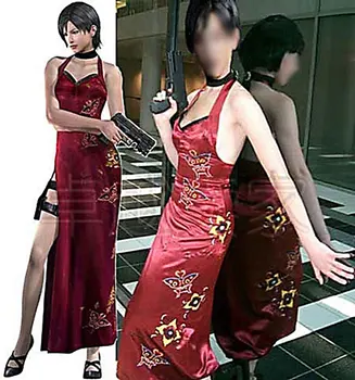 

Vedio games RE Ada Wong cosplay costume make-up costume prom dress ball gown dress daily wear halloween costume xmas gift