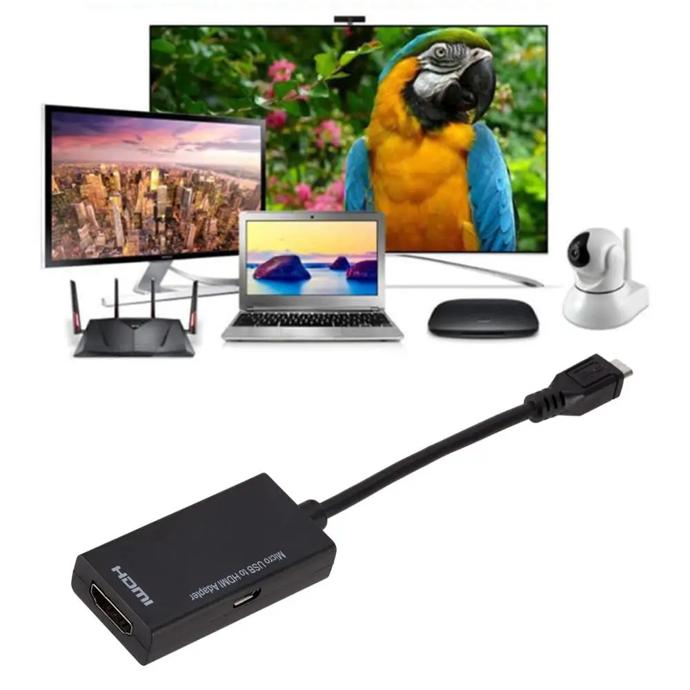 Кабель адаптер Micro USB MHL 2 0 к HDMI HD TV 1080P аудио видео кабель конвертер для телефона