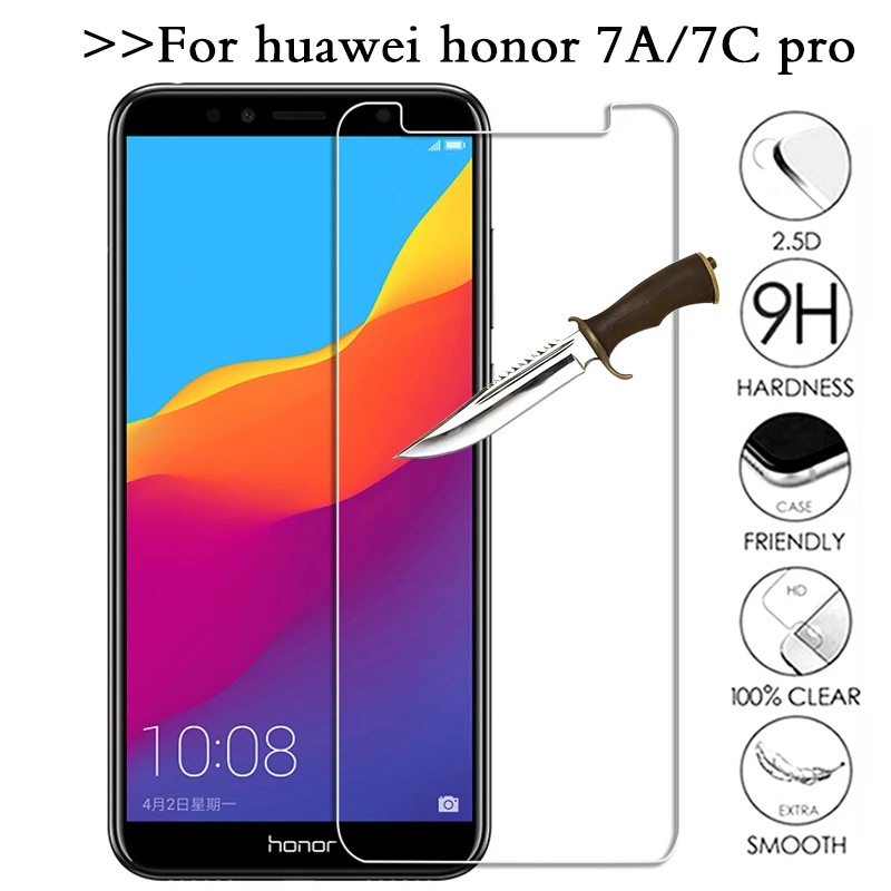 Защитное стекло для Huawei Honor 7A защитная пленка экрана Y6 2018 Hono Honer 7C pro 7 A C 7apro