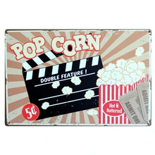 [Mike86] воздушная Кукуруза металлические знаки домашний декор настенные художественные промыслы, 20*30 см, в ассортименте предметы B-338