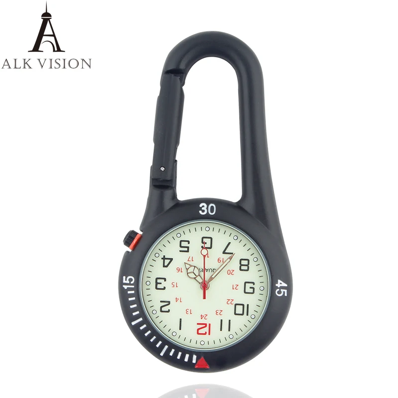 carabiner clip pocket watch for nurse fob medical sports watches vintage clock Mountaineering sports equipment dropshipping