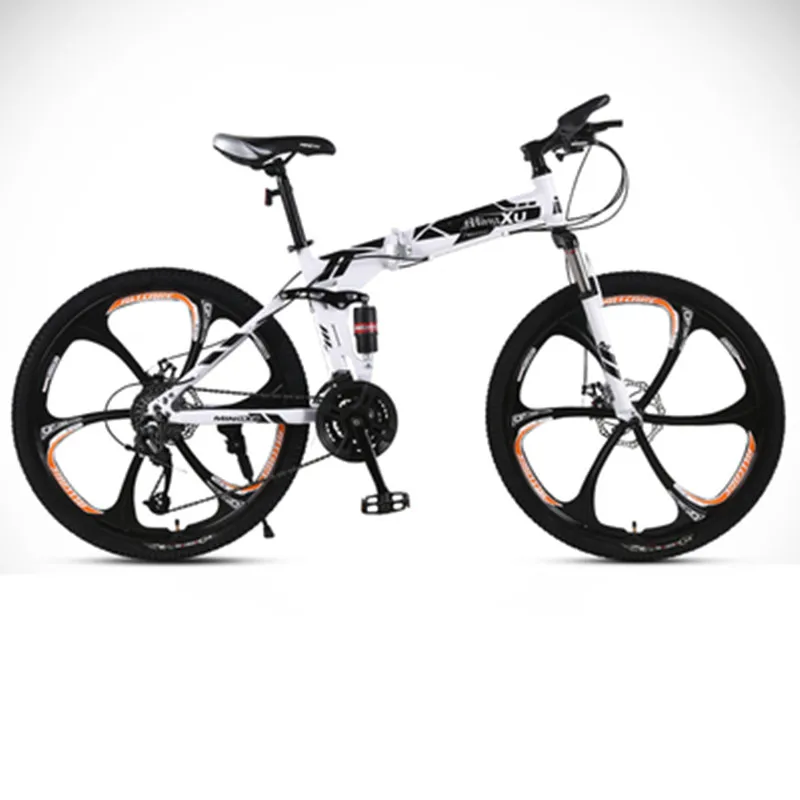 Clearance Folding Mountain 26 Inch Bike Both Men and Women Adult Double Damping Cross-country speed 21 24 27 speed 3