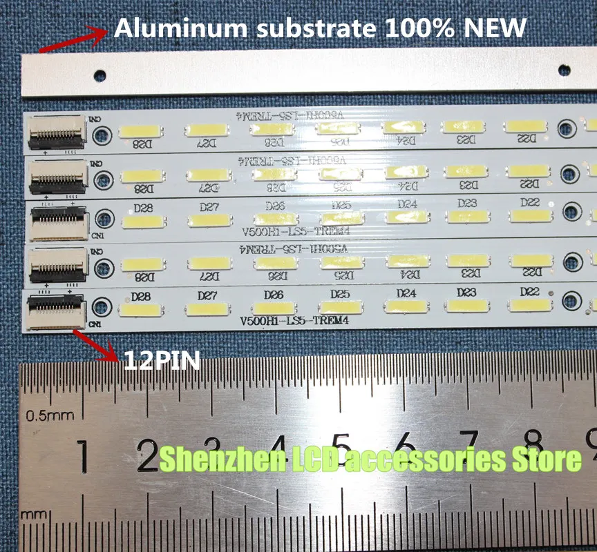 

LED Backlight strip For L500H1-4EB V500H1-LS5-TLEM4 V500H1-LS5-TREM4 V500H1-LS5-TLEM6 V500H1-LS5-TREM6 L50E5090-3D V500HK1-LS5