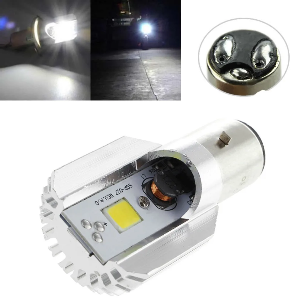 1x DC 6-80 V 12 W WL светодиодная фара для мотоцикла удара BA20D ампулы moto-Фарес