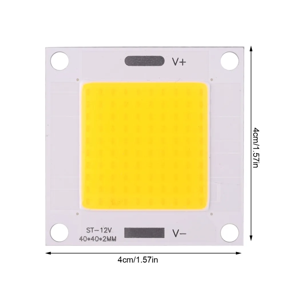 5 шт./лот высокой мощности COB светодиодный чип Интегрированная Лампа чип 50 Вт супер яркий пейзаж/Реклама Освещение для лампы прожектор