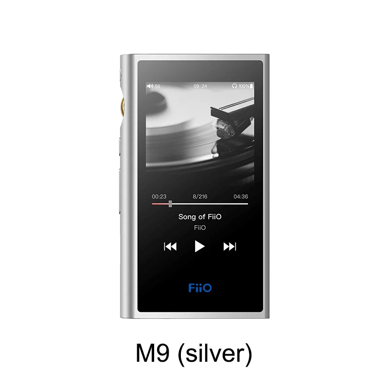 FiiO M9 HIFI AK4490EN* 2 Сбалансированный WIFI USB DAC DSD портативный аудио mp3-плеер высокого разрешения Bluetooth LDAC APTX FLAC - Цвет: M9(silver)