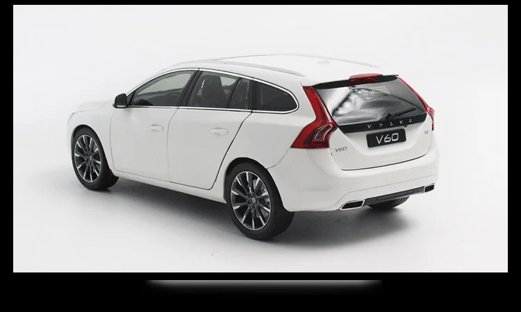 1:18 литья под давлением модель для Volvo V60 Белый внедорожник сплав игрушка автомобиль миниатюрная коллекция подарки