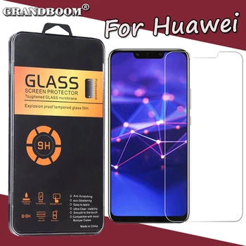 

100pcs 9H Tempered Glass Guard Film For Huawei Nova 7 7i 6 SE Enjoy 10 Plus 10E 9 9C 9A 9E 9S Screen Protector With Acrylic Box