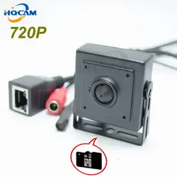 Hqcam TF карты 720 P Аудио Mini IP Камера охранных Камера IP Cam Крытый видеонаблюдения IP дополнительно 3.6 \ 2.8 \ 2.1 мм объектив