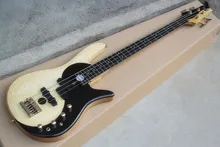 Yin Yang Tai Chi Alder Body Fodera 4 strings Electric Bass Guitar with 9V Active Pickup
