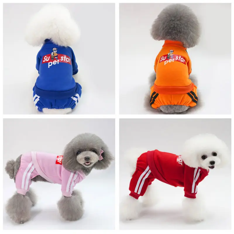 

Cute Dog Clothes Pet Costume Cotton Cartoon Coat Cat Pet Clothing for Small Dogs Puppy Hooded Jacket chihuahua dog clothes