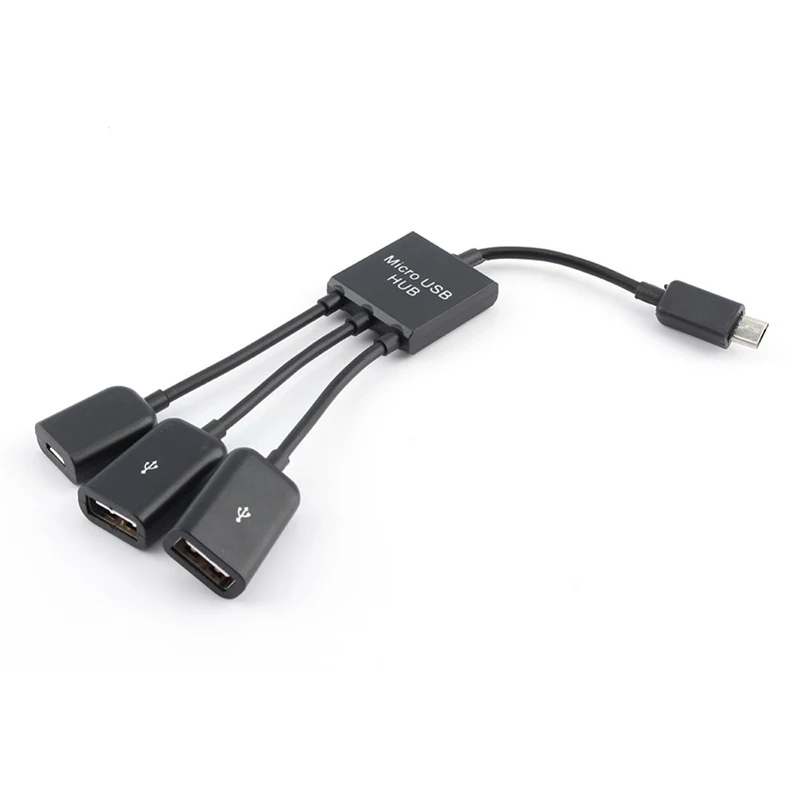 3 в 1 USB OTG кабель Micro usb-хаб USB OTG адаптер для смартфона планшета