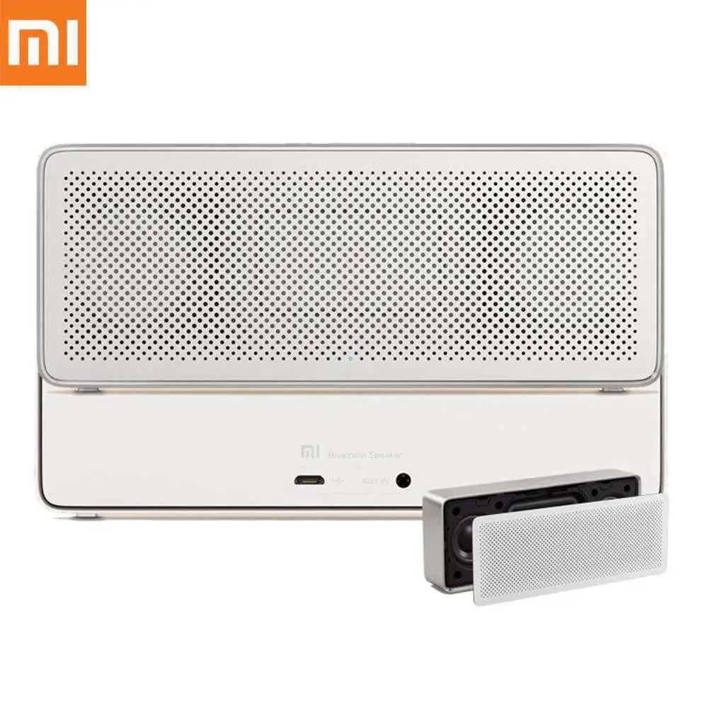 Xiaomi Mi Bluetooth динамик базовый 2 квадратных коробки 2 стерео портативный Bluetooth 4,2 HD Высокое разрешение звук качество воспроизведения