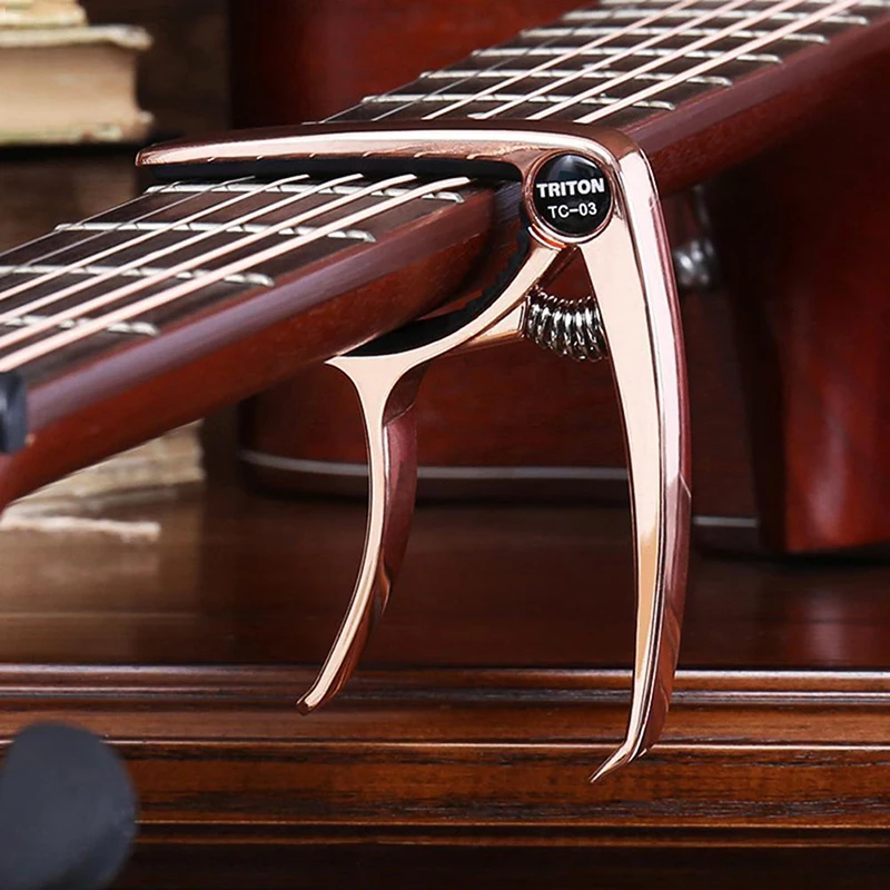 Aluminium Alloy Metal Guitar Capo Quick Change Clamp Key Acoustic Classic Guitar Capo Tone Adjusting guitar capo