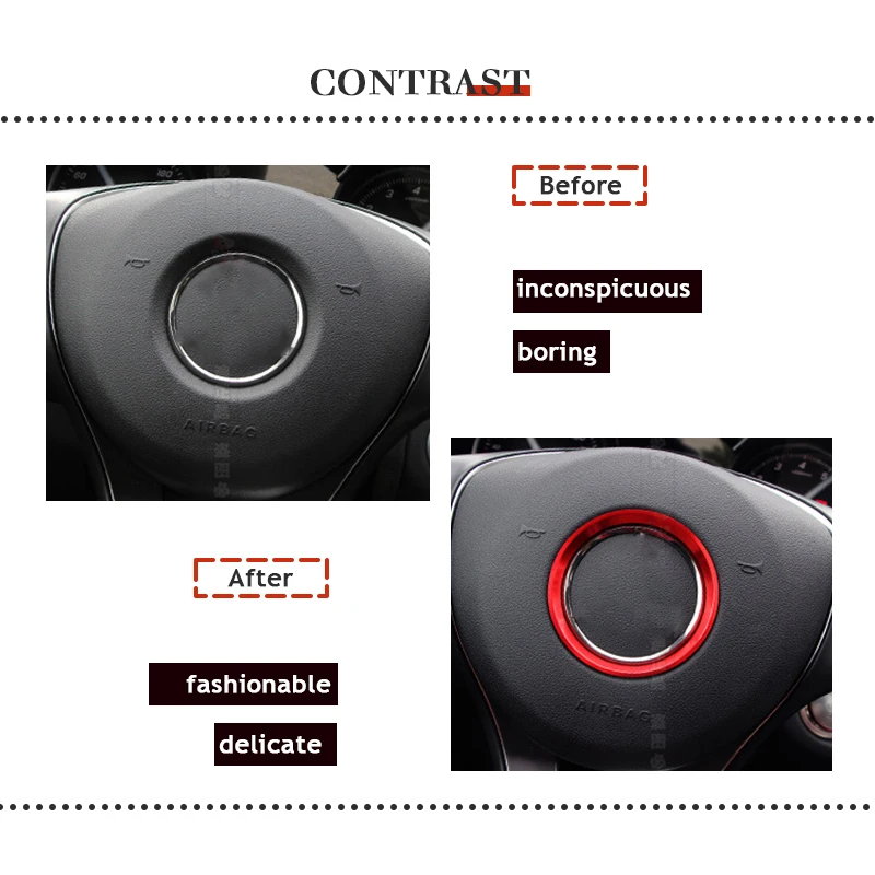 Стайлинг автомобиля наклейки для Mercedes Benz A B E GLK CLA GLA Class 200 220 260 W212 кнопки на руль