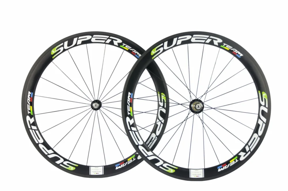 Flash Deal SUPERTEAM Top Carbon Wheels 50mm Road Wheelset 25mm Width Clincher/Tubular Carbon with USA T11 Handmade Hub Sapim Spoke wheels 0 Flash Deal SUPERTEAM Top Carbon Wheels 50mm Road Wheelset 25mm Width Clincher/Tubular Carbon with USA T11 Handmade Hub Sapim Spoke wheels 0