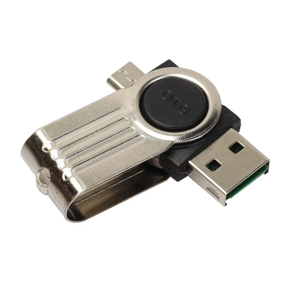 Портативный USB кардридер Универсальный Micro USB OTG кардридер телефон удлинитель-переходник Micro USB OTG адаптер