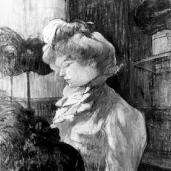 Mille Marguin by Henri de Toulouse-Lautrec  1900  1864-1901 Poster Print (24 x 36)