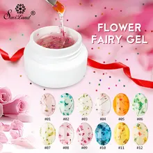 Saviland 3D DIY Dried Flowers Nail Art Natural Fairies Series Nail Gel Polish 2017 New Arrival Gel Glue Uv Nail Art Decoration