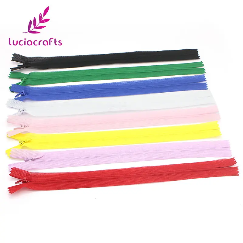 Продажа! Lucia crafts 5 шт./лот разноцветные нейлоновые катушки на молнии