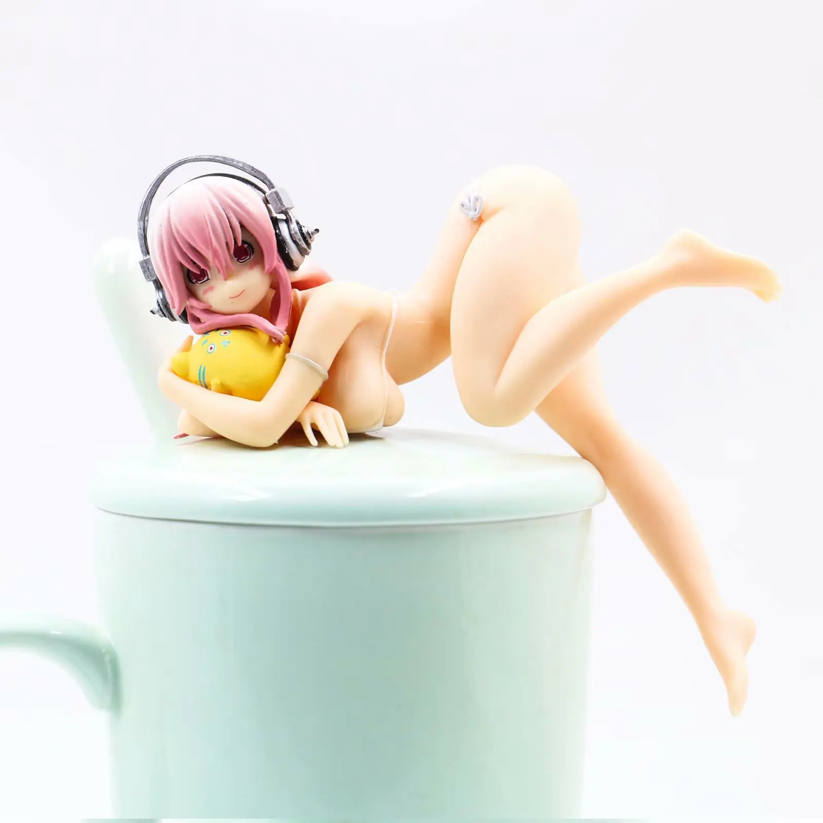 10 см сексуальная девушка Sonico Рисунок Аниме Супер Белый бикини обновления Ver.