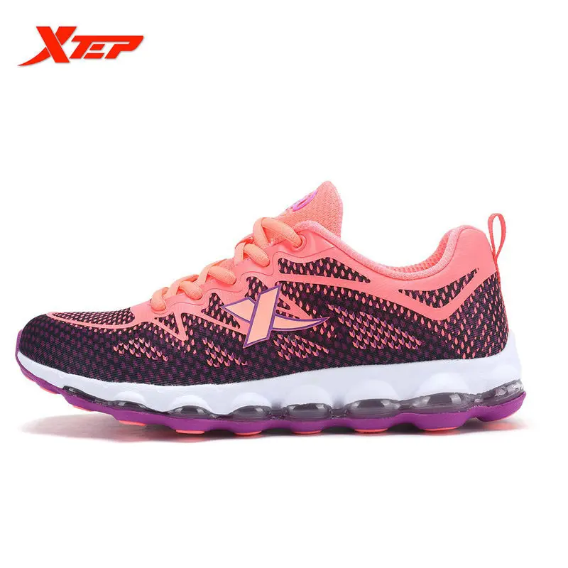 

XTEP Flyknit Women's Running Shoes Air Training Breathable Anti-Slippery Outdoor Sneakers women Presto Sport Shoes 98311811920