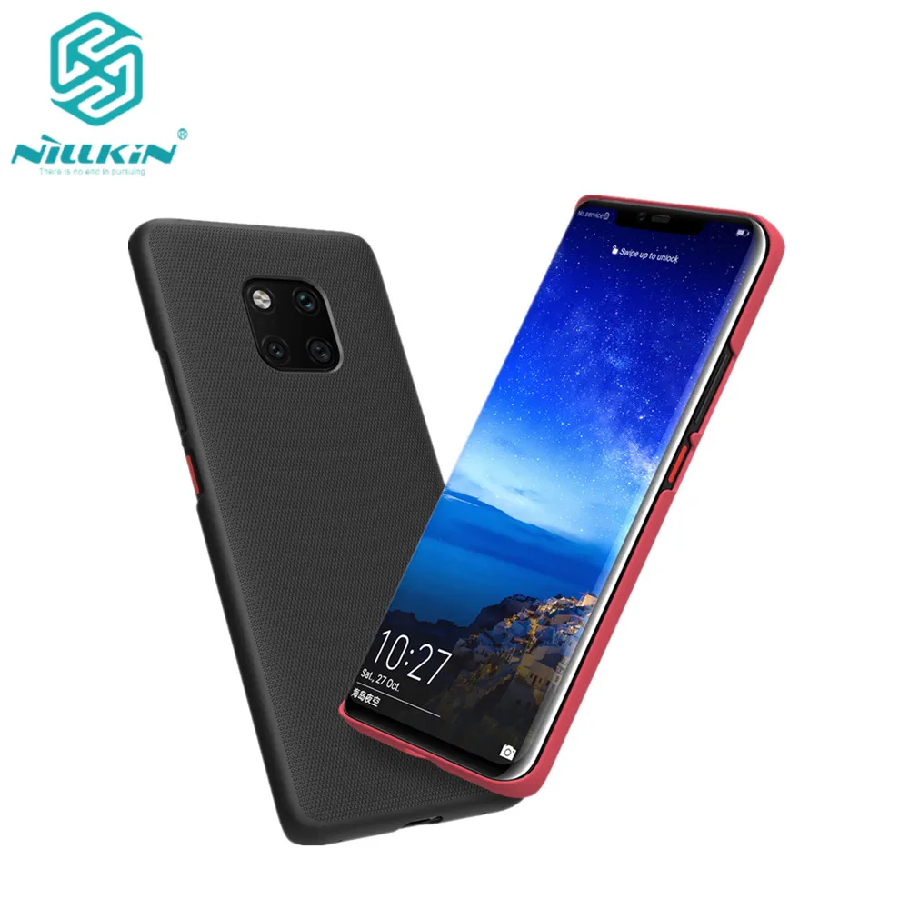 

Huawei mate 20 pro Case Nillkin Frosted Shield PC Plastic Hard Back Cover Case for Huawei mate 20 pro free Gift